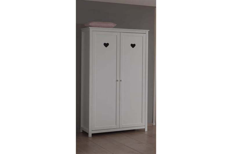 Säng med nattduksbord garderob låda Amori Vit 2 dörrar - 2 dörrar - Möbler - Sovrum - Möbelset för sovrum