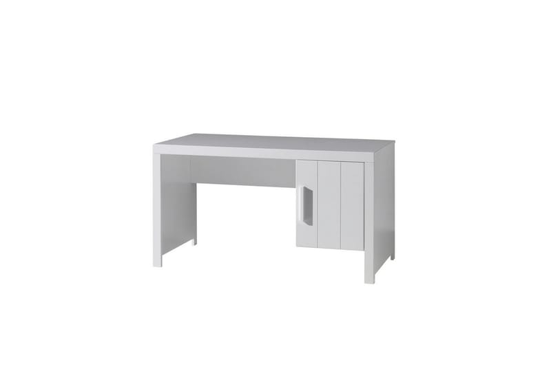 Säng med ribbotten nattduksbord 2-dörrars garderob skrivbord Erik - Möbler - Sovrum - Möbelset för sovrum