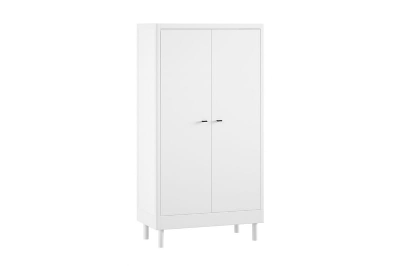 Säng med sängbord, garderob, skötbord Forrest Vit bok - Vit bok - Möbler - Sovrum - Möbelset för sovrum