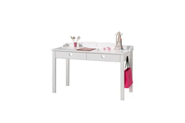 Säng med sängbord, garderob, skrivbord Amori Vit 2 dörrar - 2 dörrar - Möbler - Sovrum - Möbelset för sovrum