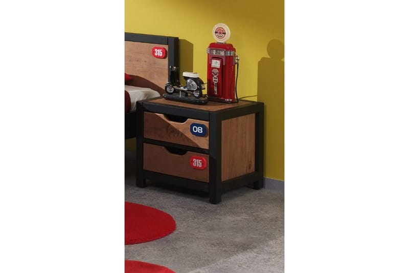 Säng med sängbord, låda, garderob, byrå Alex - Möbler - Sovrum - Möbelset för sovrum