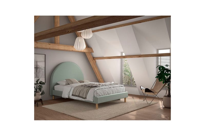 Säng Moon Olivgrön, 140 x 200 cm - Olivgrön, 140 x 200 cm - Möbler - Sovrum - Sängram & sängstomme