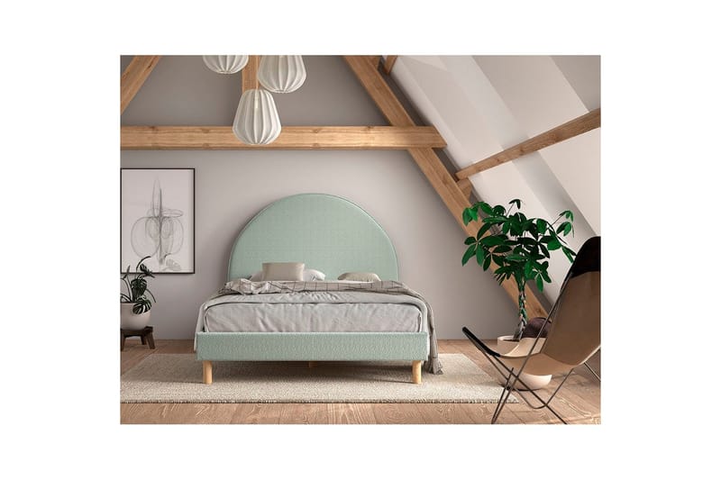 Säng Moon Olivgrön, 140 x 200 cm - Olivgrön, 140 x 200 cm - Möbler - Sovrum - Sängram & sängstomme