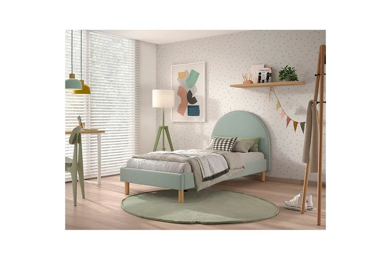 Säng Moon Olivgrön, 90 x 200 cm - Olivgrön, 90 x 200 cm - Möbler - Sovrum - Sängram & sängstomme