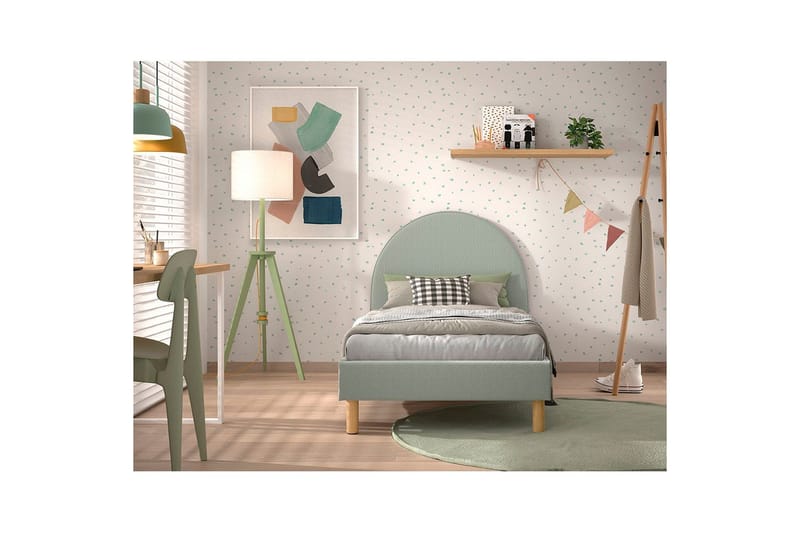Säng Moon Olivgrön, 90 x 200 cm - Olivgrön, 90 x 200 cm - Möbler - Sovrum - Sängram & sängstomme