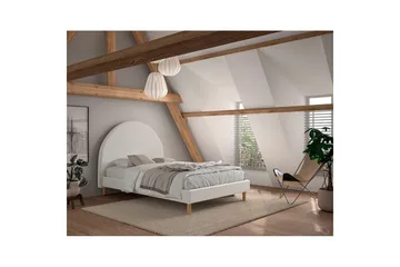 Säng Moon Vit, 140 x 200 cm - Vit, 140 x 200 cm - Möbler - Sovrum - Sängram & sängstomme