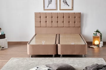 Adilen Kontinentalsäng 140x190 cm - Ljusbrun - Möbler - Sovrum - Sängar - Kontinentalsängar