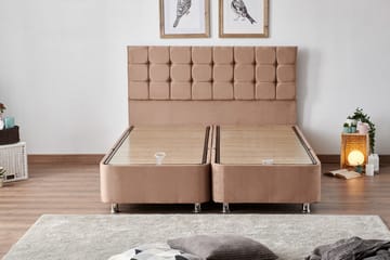 Adilen Kontinentalsäng 150x200 cm - Ljusbrun - Möbler - Sovrum - Sängar - Kontinentalsängar