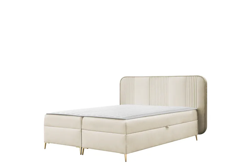 Alani Sängpaket Kontinentalsäng 140x200 cm - Beige - Möbler - Sovrum - Sängar - Komplett Sängpaket