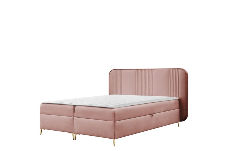 Alani Sängpaket Kontinentalsäng 140x200 cm - Rosa - Möbler - Sovrum - Sängar - Komplett Sängpaket