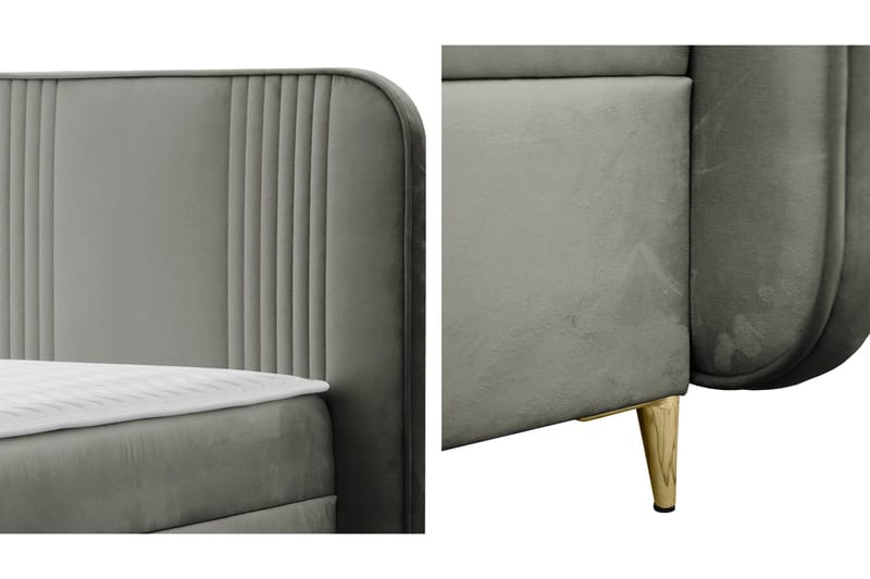 Alani Sängpaket Kontinentalsäng 160x200 cm - Blå - Möbler - Sovrum - Sängar - Komplett Sängpaket