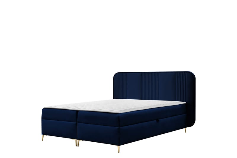 Alani Sängpaket Kontinentalsäng 160x200 cm - Blå - Möbler - Sovrum - Sängar - Komplett Sängpaket