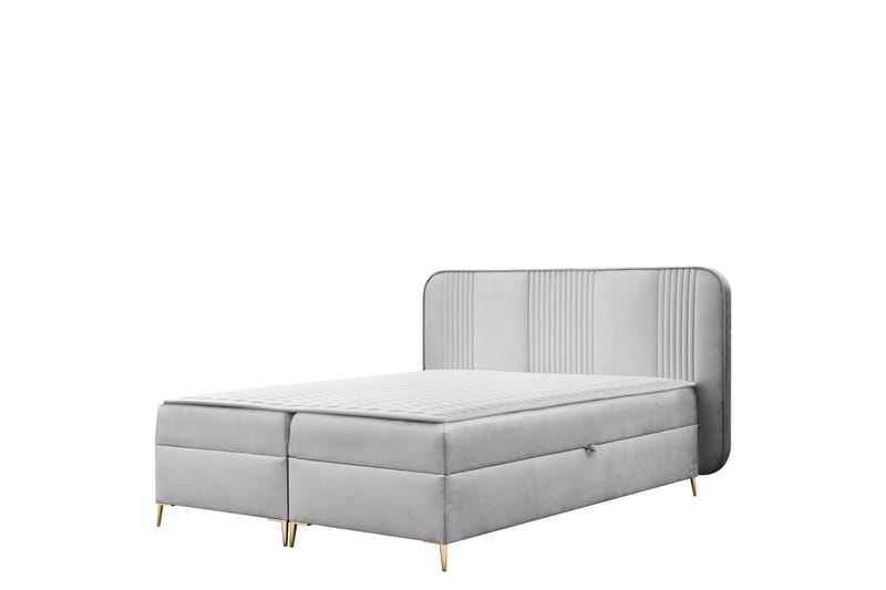 Alani Sängpaket Kontinentalsäng 160x200 cm - Grå - Möbler - Sovrum - Sängar - Komplett Sängpaket