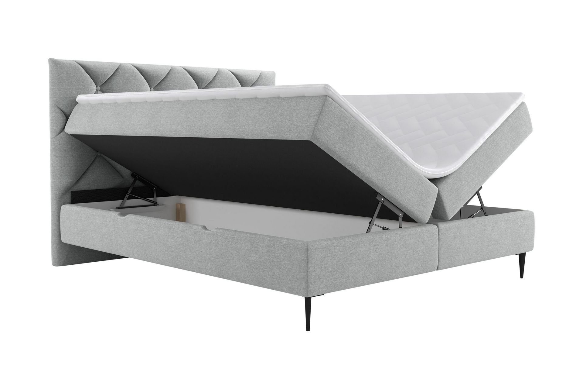 Alasia Sängpaket Kontinentalsäng 140x200 cm - Brun - Möbler - Sovrum - Sängar - Komplett Sängpaket
