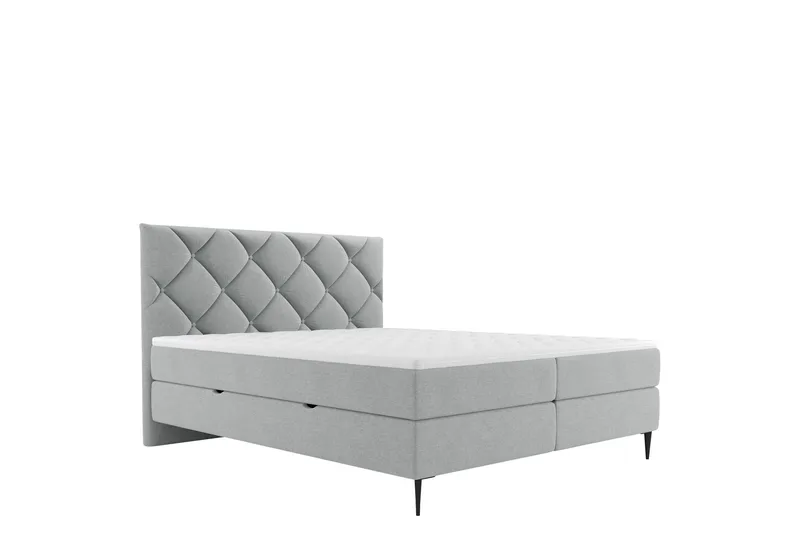 Alasia Sängpaket Kontinentalsäng 160x200 cm, Grå