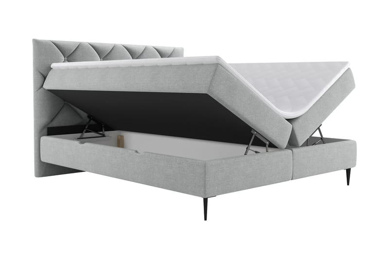 Alasia Sängpaket Kontinentalsäng 160x200 cm - Grå - Möbler - Sovrum - Sängar - Komplett Sängpaket