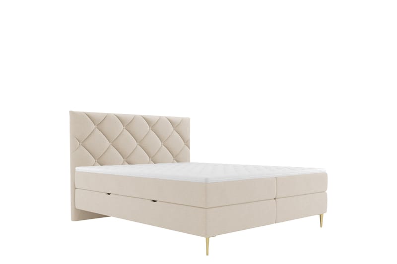 Alasia Sängpaket Kontinentalsäng 180x200 cm - Beige - Möbler - Sovrum - Sängar - Komplett Sängpaket