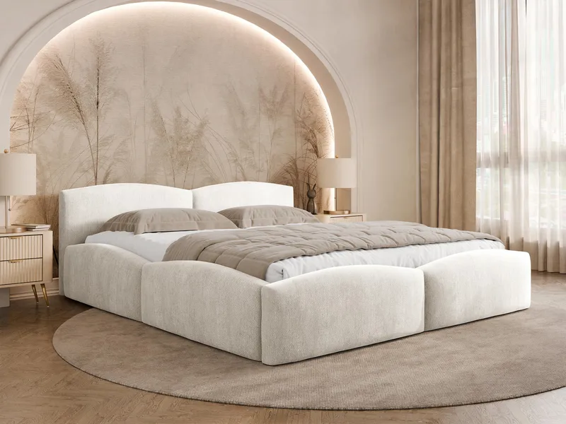 Aldrosen Sängram med förvaring 140x200 cm - beige - Möbler - Sovrum - Sängar - Sängar med förvaring