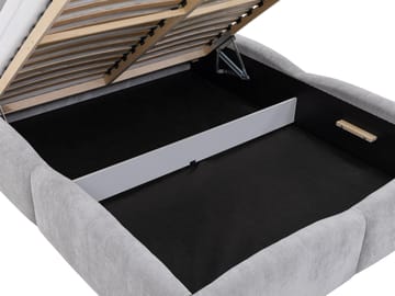 Aldrosen Sängram med förvaring 140x200 cm - svart - Möbler - Sovrum - Sängar - Sängar med förvaring