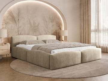 Aldrosen Sängram med förvaring 160x200 cm - beige - Möbler - Sovrum - Sängar - Sängar med förvaring