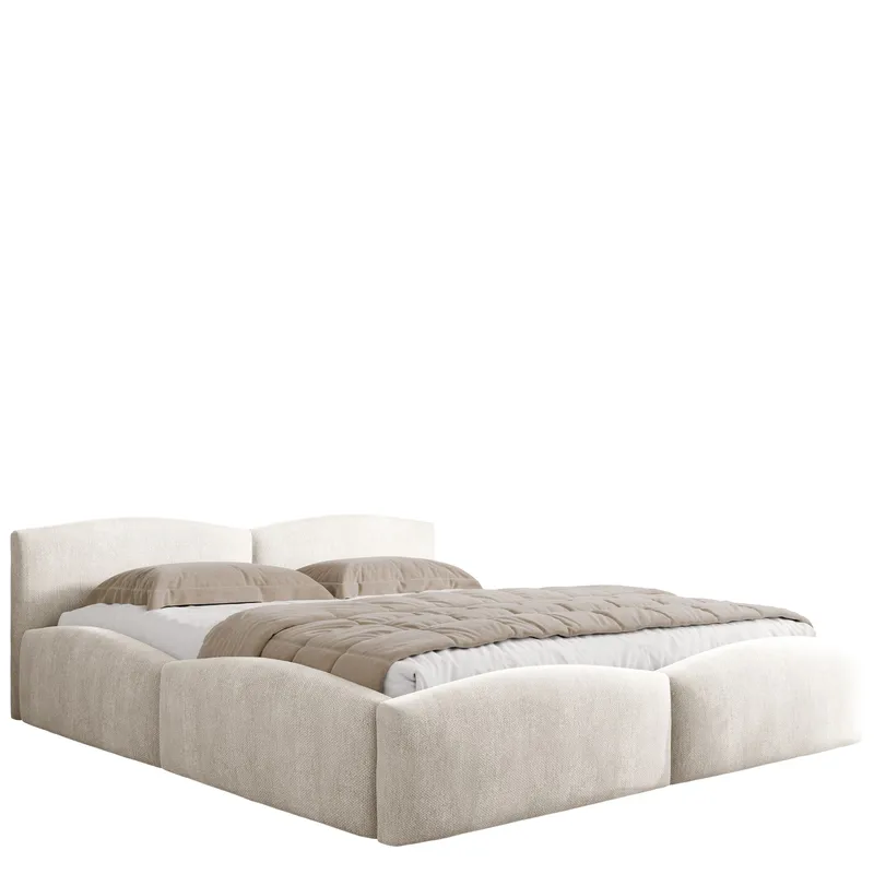 Aldrosen Sängram med förvaring 160x200 cm - beige - Möbler - Sovrum - Sängar - Sängar med förvaring