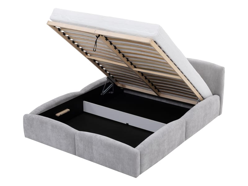 Aldrosen Sängram med förvaring 160x200 cm - beige - Möbler - Sovrum - Sängar - Sängar med förvaring