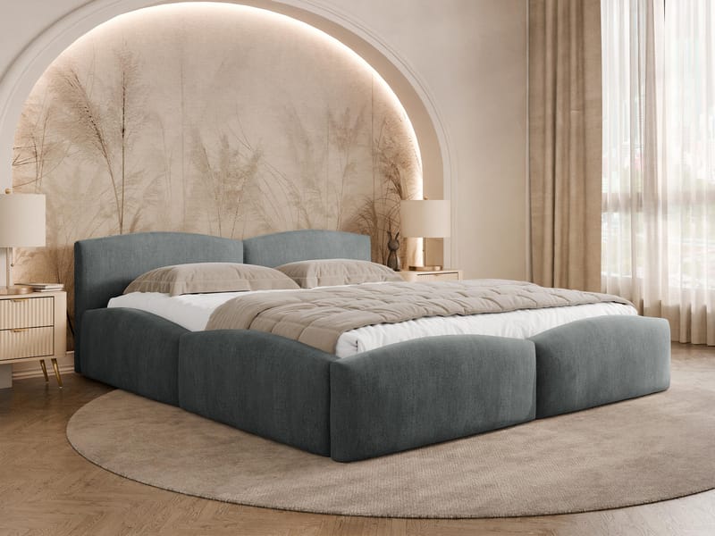 Aldrosen Sängram med förvaring 160x200 cm - grå - Möbler - Sovrum - Sängar - Sängar med förvaring