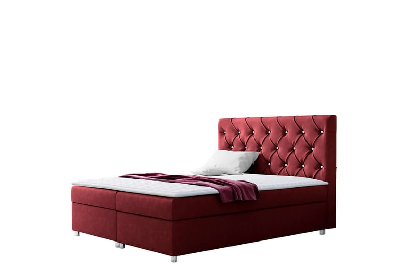 Alida Sängpaket Kontinentalsäng 120x200 cm - Röd - Möbler - Sovrum - Sängar - Komplett Sängpaket
