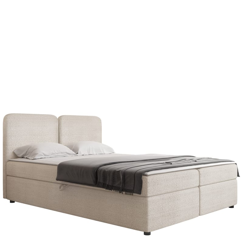 Allgunnen Sängpaket Kontinentalsäng 140x200 cm, Beige