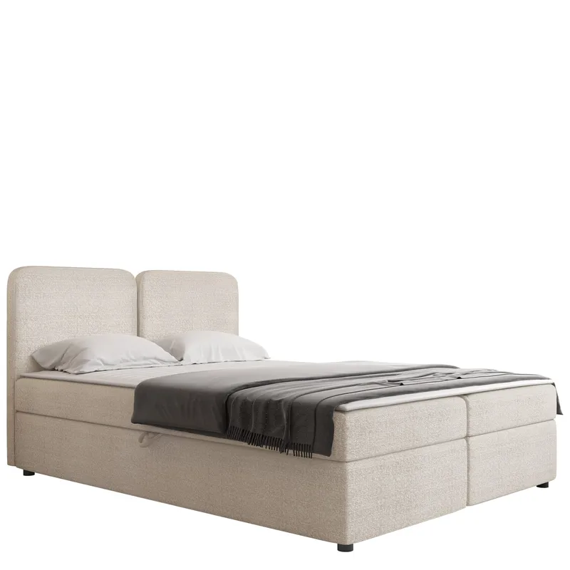 Allgunnen Sängpaket Kontinentalsäng 140x200 cm, Beige