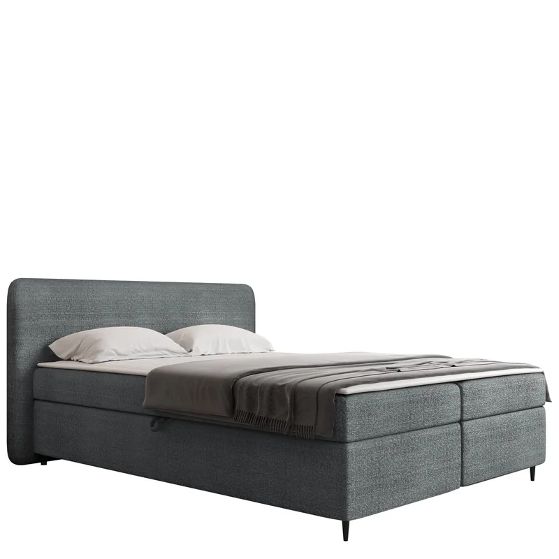 Allgunnen Sängpaket Kontinentalsäng 140x200 cm, Grå