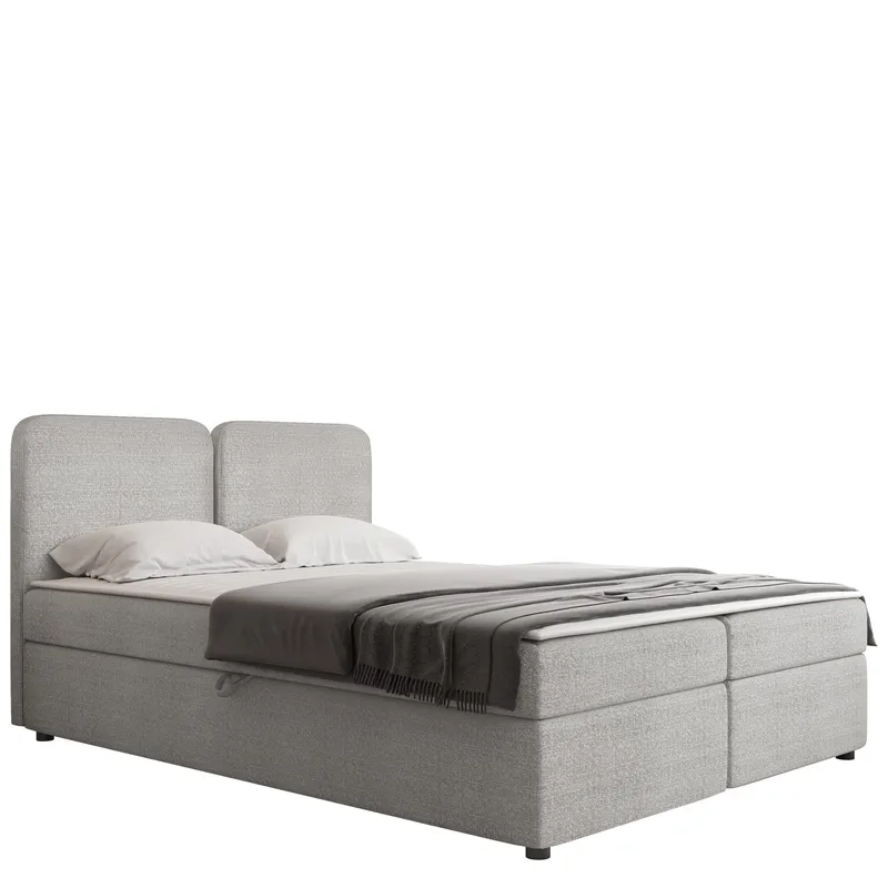 Allgunnen Sängpaket Kontinentalsäng 140x200 cm - Grå - Möbler - Sovrum - Sängar - Komplett Sängpaket