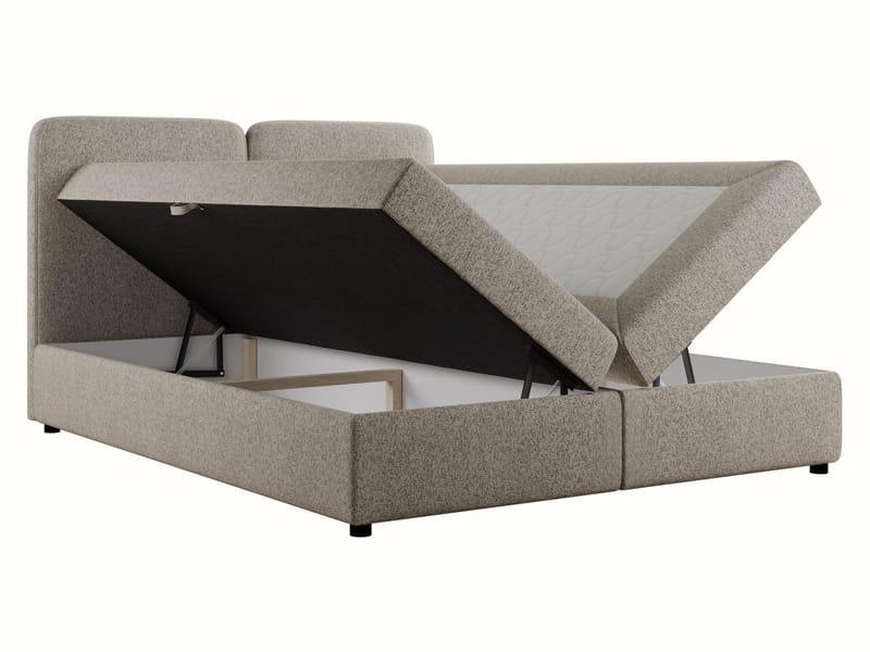 Allgunnen Sängpaket Kontinentalsäng 160x200 cm - Grå - Möbler - Sovrum - Sängar - Komplett Sängpaket