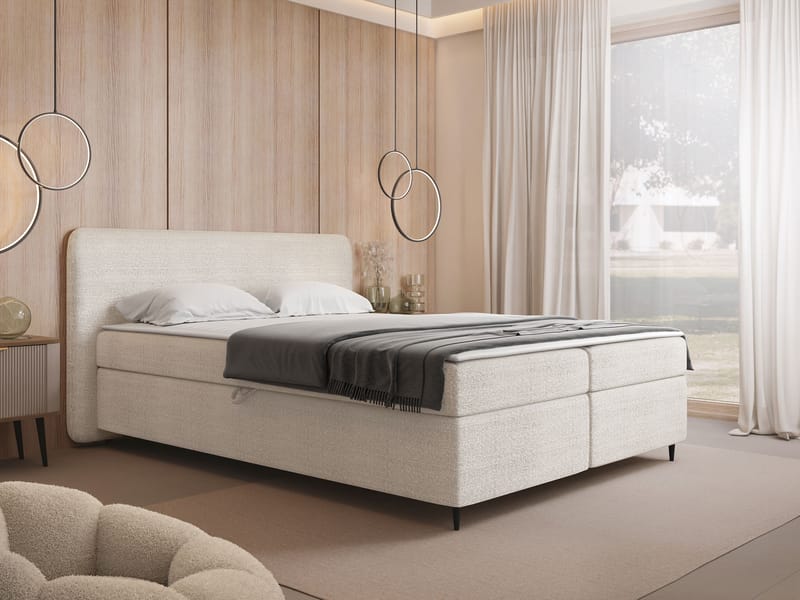 Allgunnen Sängpaket Kontinentalsäng 180x200 cm - Beige - Möbler - Sovrum - Sängar - Komplett Sängpaket