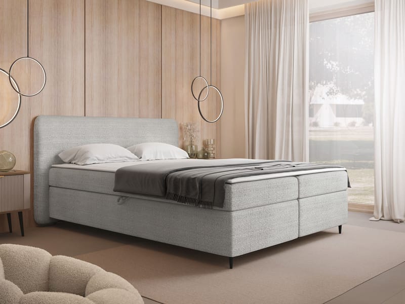 Allgunnen Sängpaket Kontinentalsäng 180x200 cm - Grå - Möbler - Sovrum - Sängar - Komplett Sängpaket