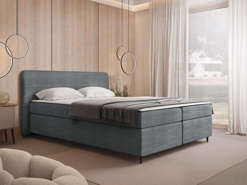 Allgunnen Sängpaket Kontinentalsäng 180x200 cm - Grå - Möbler - Sovrum - Sängar - Komplett Sängpaket
