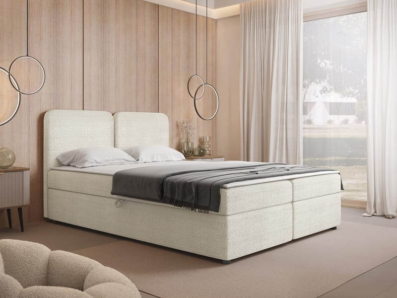 Allgunnen Sängpaket Kontinentalsäng 180x200 cm - Vit - Möbler - Sovrum - Sängar - Komplett Sängpaket