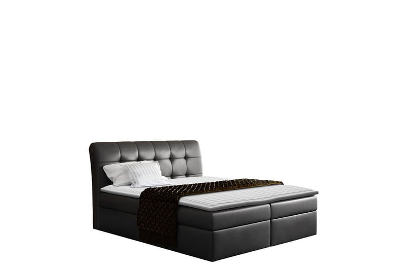Alvik Sängpaket Kontinentalsäng 180x200 cm, Svart