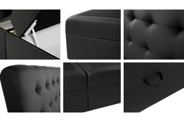 Alvik Sängpaket Kontinentalsäng 200x200 cm - Vit - Möbler - Sovrum - Sängar - Komplett Sängpaket
