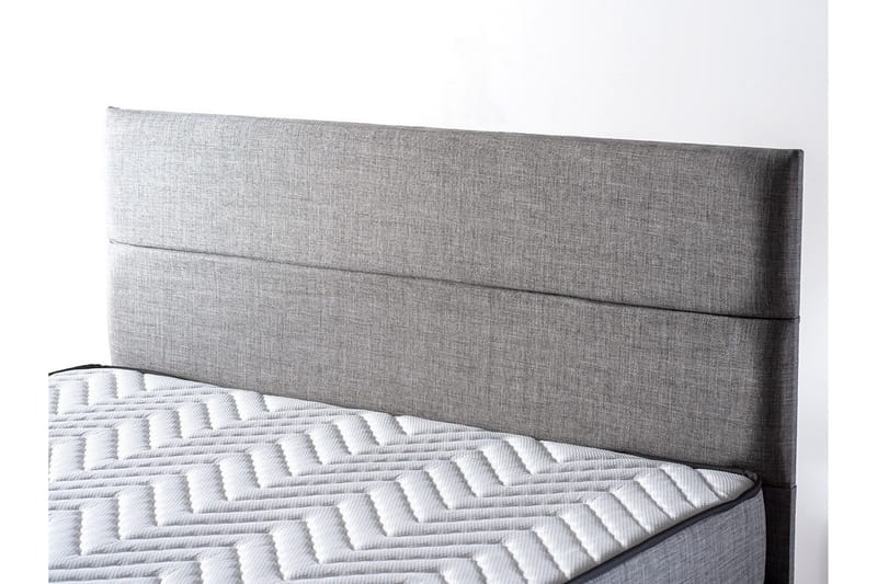 Argentu Kontinentalsäng 160x200 cm - Grå - Möbler - Sovrum - Sängar - Komplett Sängpaket