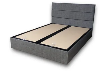 Argentu Kontinentalsäng 160x200 cm - Grå - Möbler - Sovrum - Sängar - Komplett Sängpaket