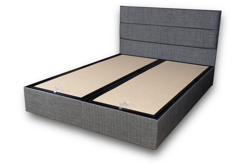 Argentu Kontinentalsäng 160x200 cm - Grå - Möbler - Sovrum - Sängar - Komplett Sängpaket