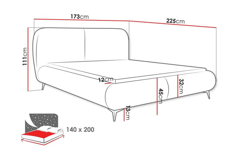 Arondel Förvaringssäng - Beige - Möbler - Sovrum - Sängar - Sängar med förvaring