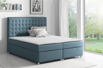Asti Sängpaket Kontinentalsäng 160x200 cm - Blå - Möbler - Sovrum - Sängar - Komplett Sängpaket