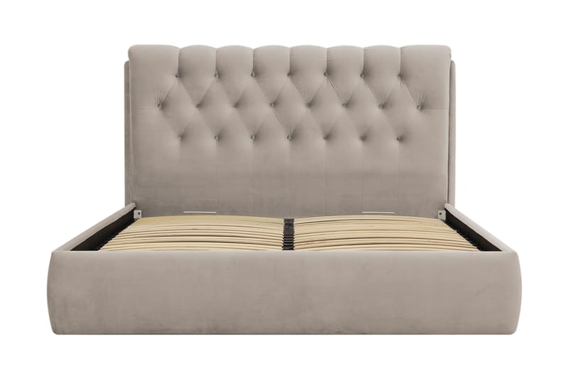 Bedford Sängpaket med Förvaring 160x200 cm - Beige - Möbler - Sovrum - Sängar - Komplett Sängpaket