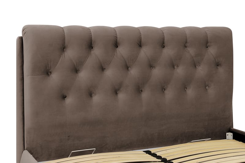 Bedford Sängpaket med Förvaring 160x200 cm - Brun - Möbler - Sovrum - Sängar - Komplett Sängpaket