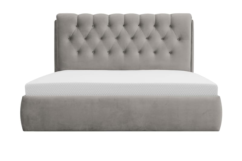 Bedford Sängpaket med Förvaring 160x200 cm - Grå - Möbler - Sovrum - Sängar - Komplett Sängpaket