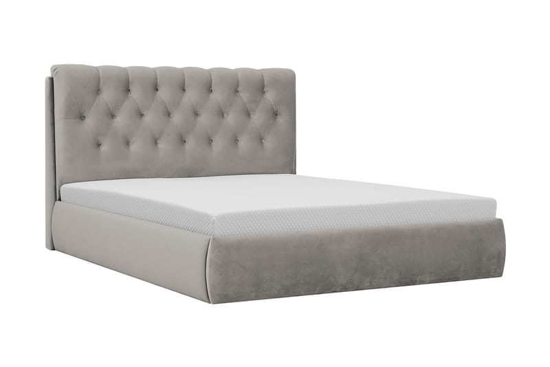 Bedford Sängpaket med Förvaring 160x200 cm - Grå - Möbler - Sovrum - Sängar - Komplett Sängpaket