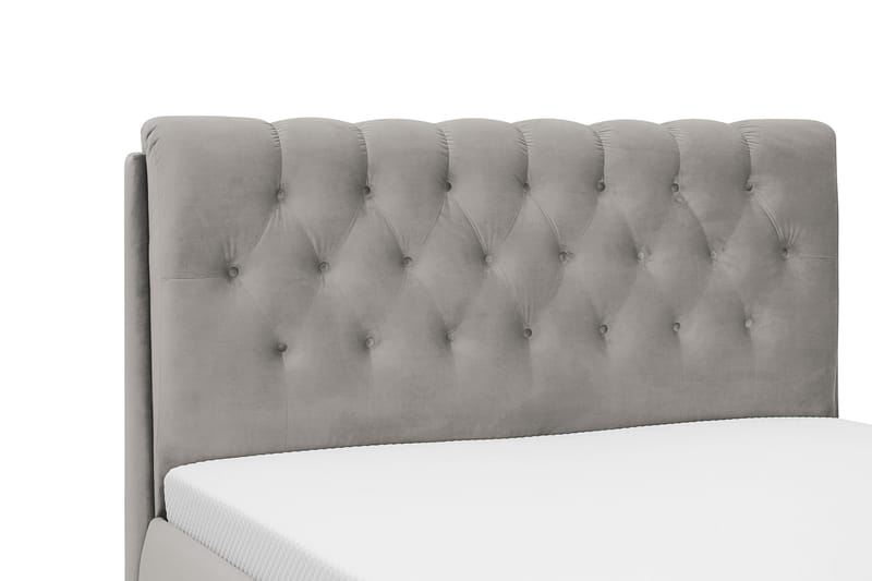 Bedford Sängpaket med Förvaring 160x200 cm - Grå - Möbler - Sovrum - Sängar - Komplett Sängpaket