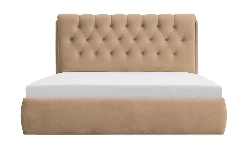 Bedford Sängpaket med Förvaring 160x200 cm - Ljusbrun - Möbler - Sovrum - Sängar - Komplett Sängpaket